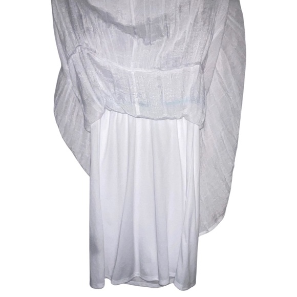 NWT Amy’s Closet White Bohemian Style Long Dress - Picture 4 of 7